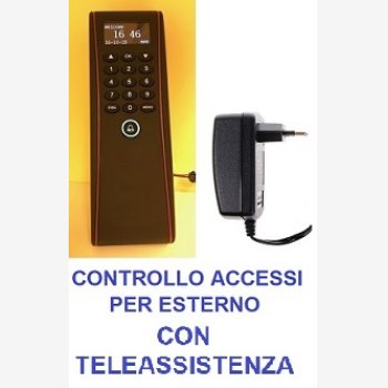 SISTEMA CONTROLLO ACCESSI PER ESTERNO (IP53) MOD. 1951-RFID CON LETTORE DI TESSERE, SOFTWARE ED ALIMENTATORE E CORSO DI ISTRUZIONE SOFTWARE IN TELEASSISTENZA PER 2 MESI